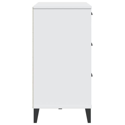 Skænk VIKEN 80x40x80 cm konstrueret træ hvid