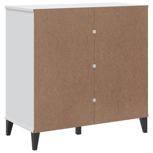 Skænk VIKEN 80x40x80 cm konstrueret træ hvid