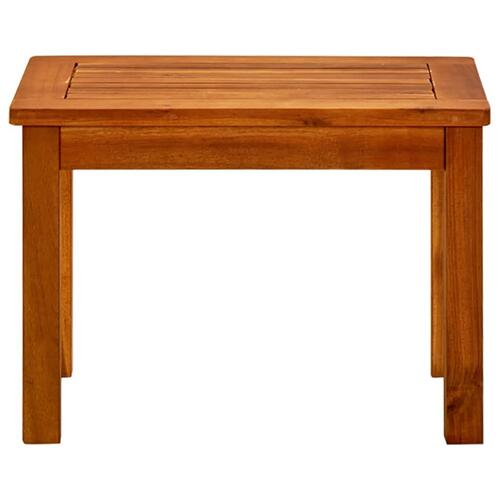 Sofabord til haven 50x35x36 cm massivt akacietræ