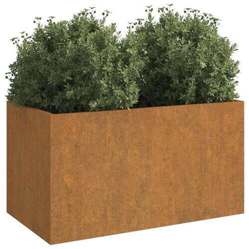 Plantekasse 62x40x39 cm cortenstål