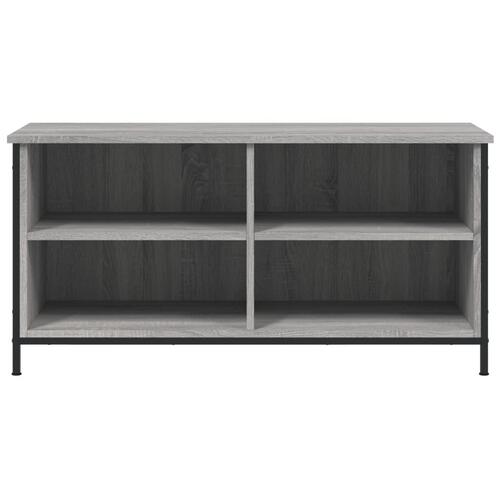 Tv-bord 100x40x50 cm konstrueret træ grå sonoma-eg