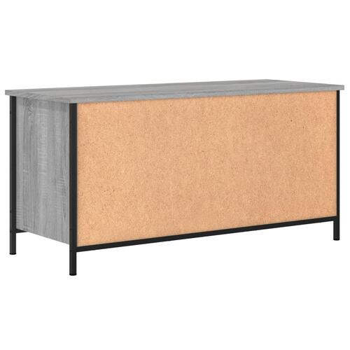 Tv-bord 100x40x50 cm konstrueret træ grå sonoma-eg