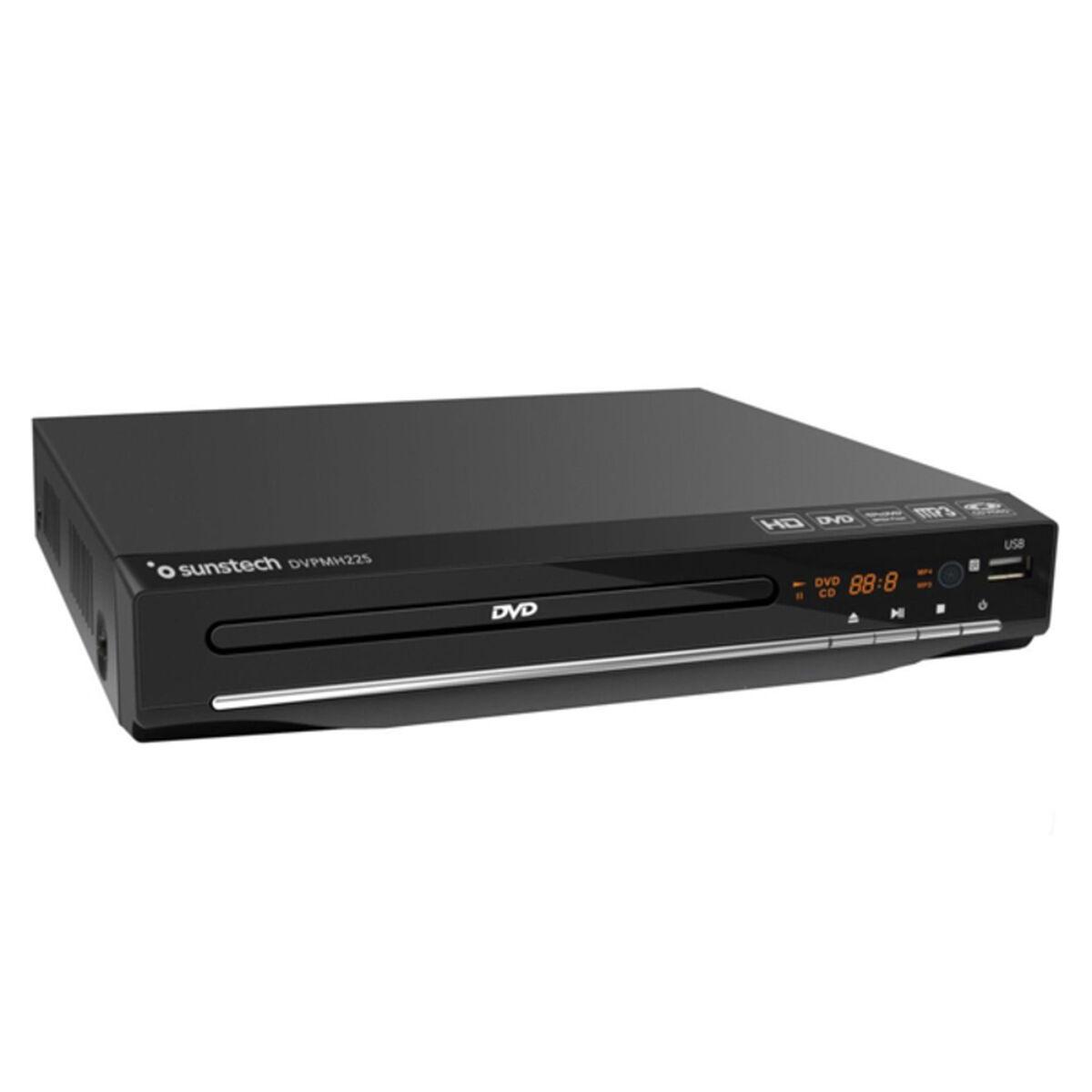 DVD og TDT-afspiller Sunstech DVPMH225 Sort