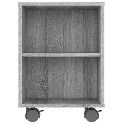 Tv-bord 120x35x48 cm konstrueret træ grå sonoma-eg