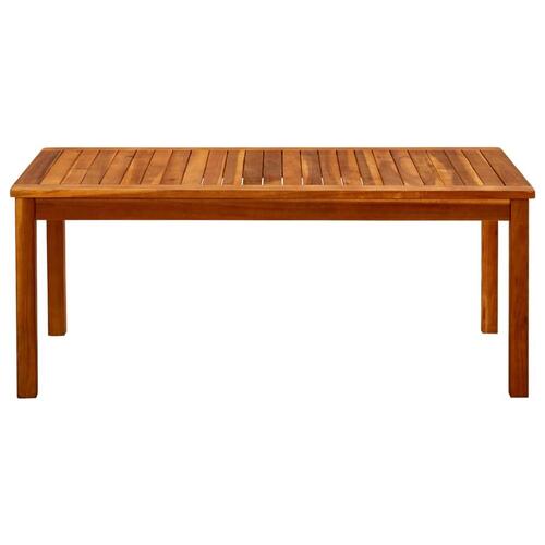 Sofabord til haven 110x60x45 cm massivt akacietræ