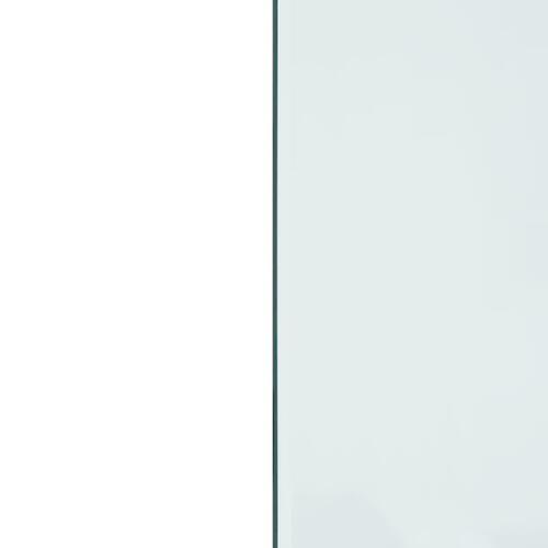 Glasplade til pejs 100x60 cm rektangulær
