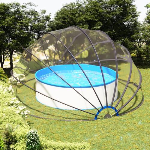 Poolkuppel 559x275 cm