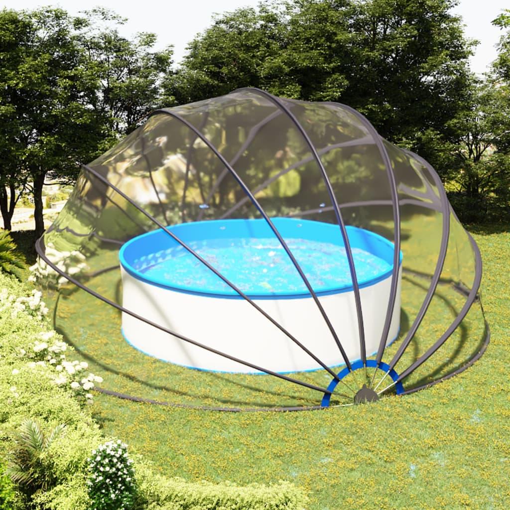 Poolkuppel 559x275 cm