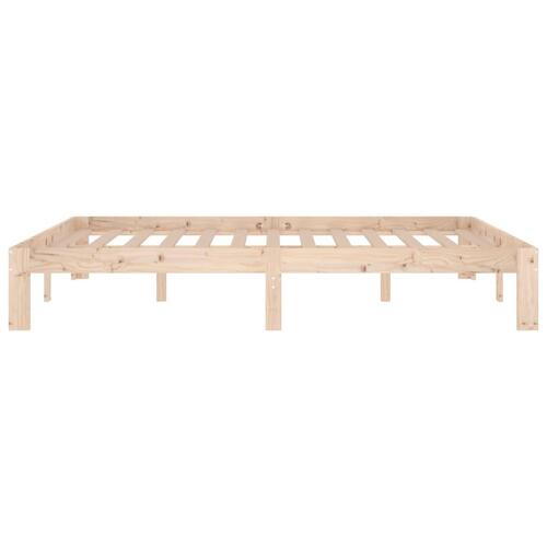 Sengeramme 140x190 cm massivt fyrretræ