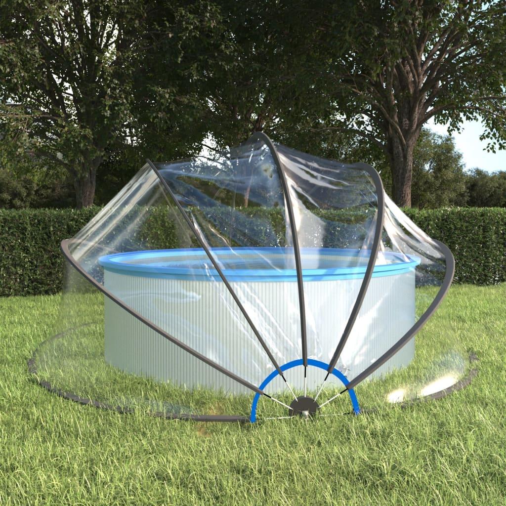 Poolkuppel 500x250 cm