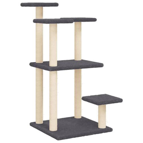Kradsetræ med platforme 98,5 cm mørkegrå