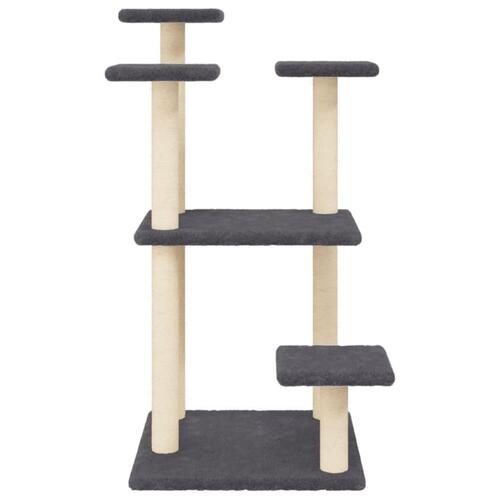 Kradsetræ med platforme 98,5 cm mørkegrå