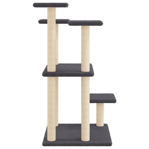 Kradsetræ med platforme 98,5 cm mørkegrå