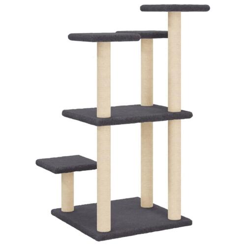 Kradsetræ med platforme 98,5 cm mørkegrå