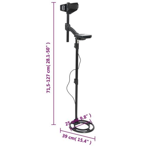 Metaldetektor 18 cm søgedybde med pinpoint auto-tune