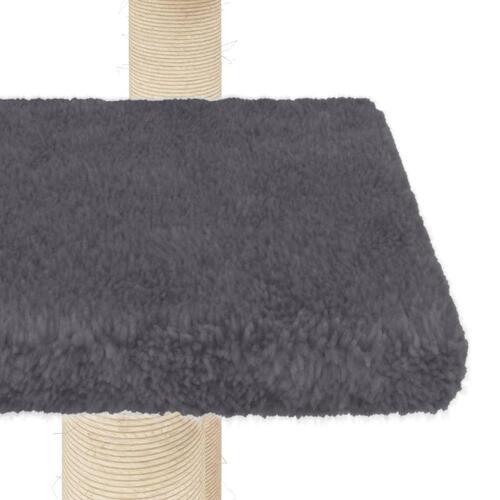 Kradsetræ med platforme 98,5 cm mørkegrå