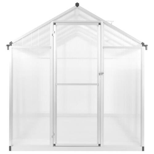 Drivhus 362x190x195 cm 13,41 m³ aluminium