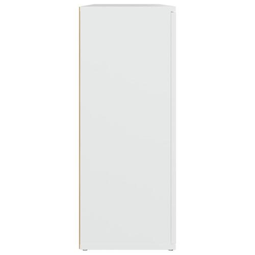 Skænk 91x29,5x75 cm konstrueret træ hvid