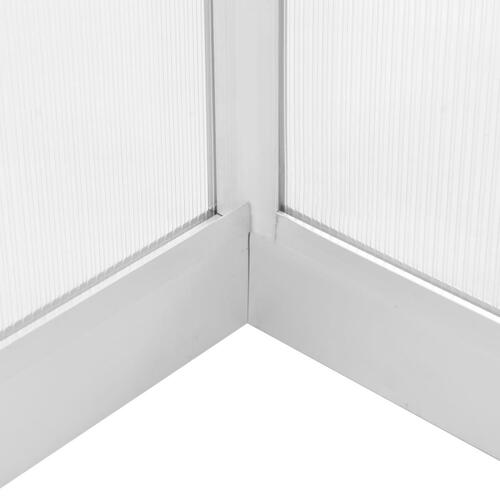 Drivhus 362x190x195 cm 13,41 m³ aluminium