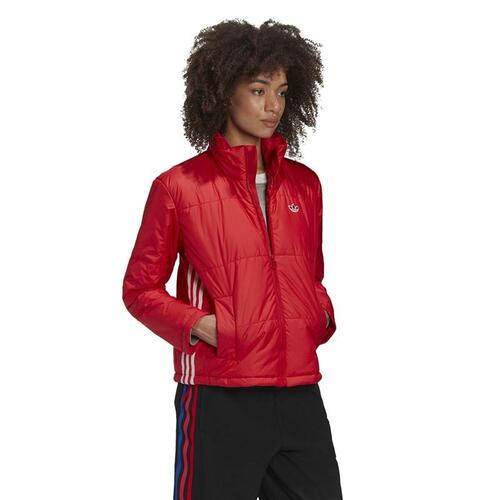 Sportsjakke til damer Adidas Originals Puffer Rød 36