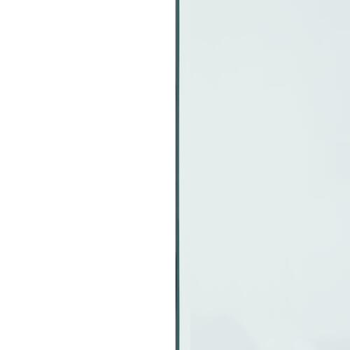 Glasplade til pejs 120x60 cm rektangulær