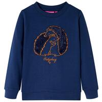 Sweatshirt til børn str. 92 marineblå