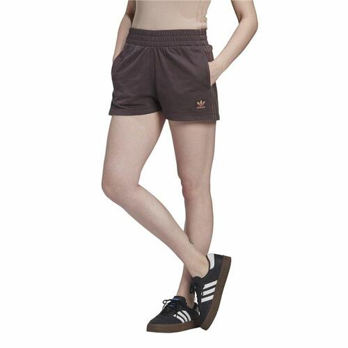 Sport shorts til kvinder Adidas Originals 3 stripes Brun 36
