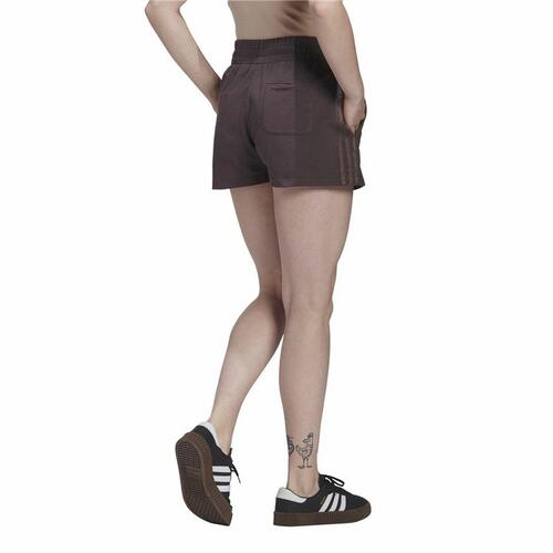 Sport shorts til kvinder Adidas Originals 3 stripes Brun 36