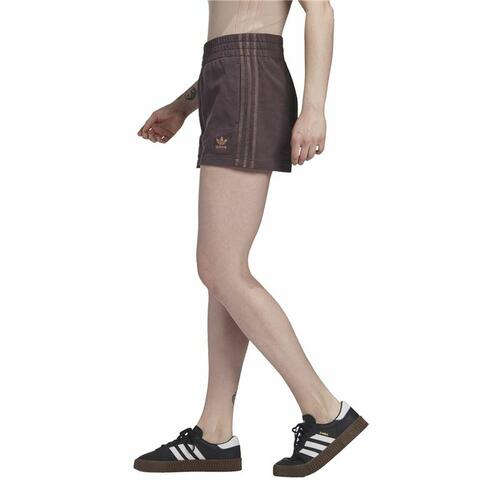 Sport shorts til kvinder Adidas Originals 3 stripes Brun 36