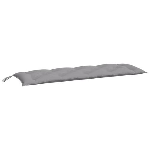 Hynde til havebænk 150x50x7 cm oxfordstof grå