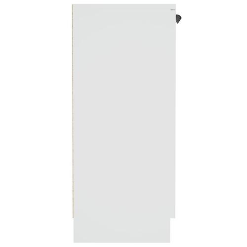 Skænk 60x30x70 cm konstrueret træ hvid