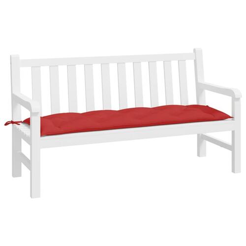 Hynde til havebænk 150x50x7 cm oxfordstof rød