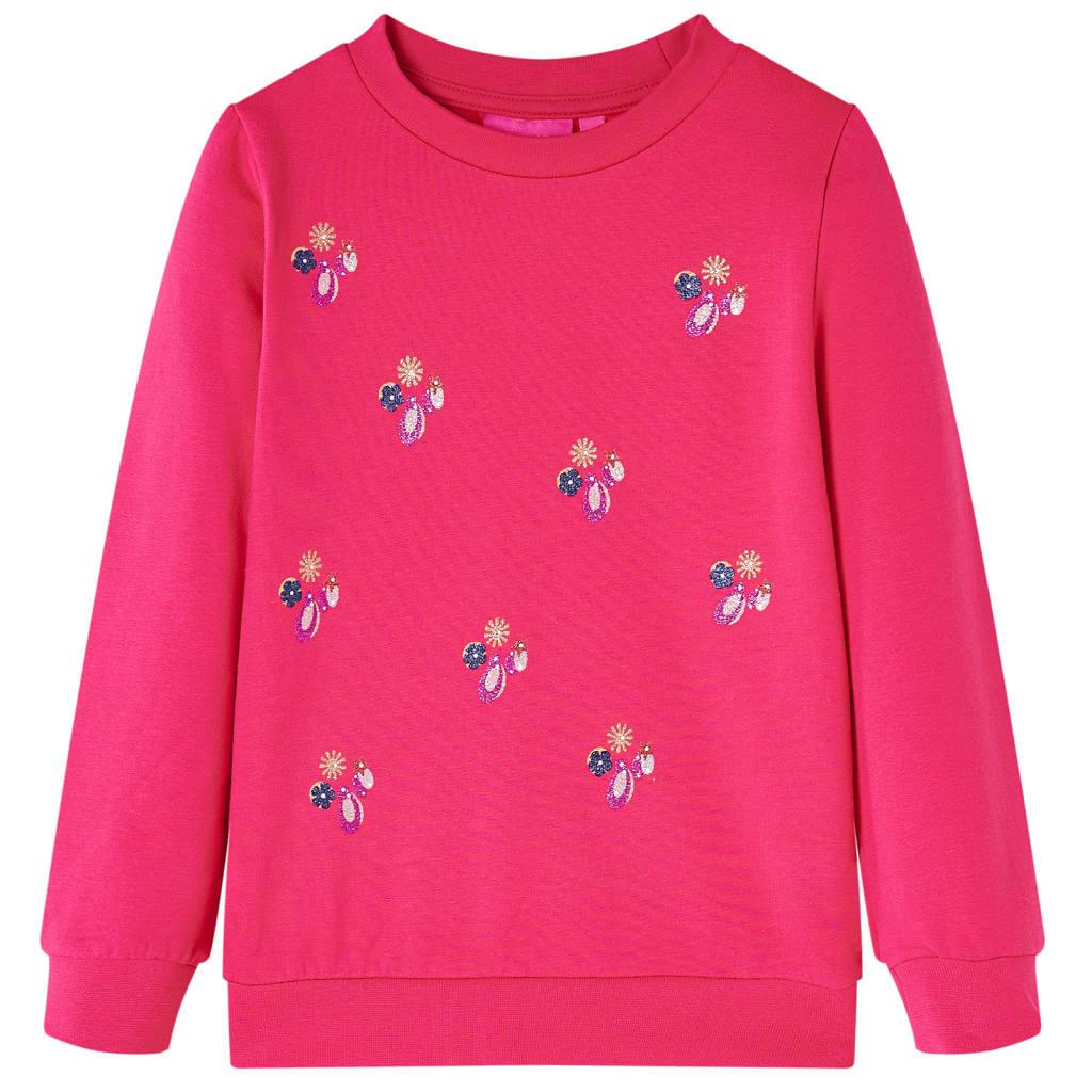 Sweatshirt til børn str. 128 pink