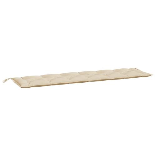 Hynde til havebænk 200x50x7 cm oxfordstof beige