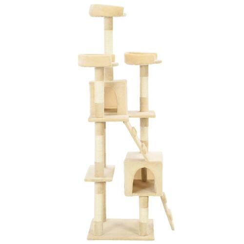 Kradsetræ til katte med sisal 170 cm beige
