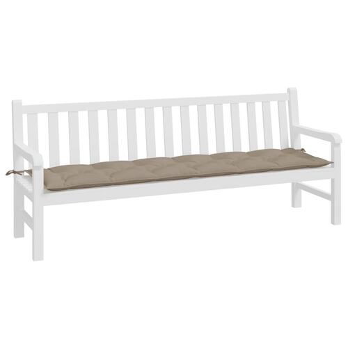Hynde til havebænk 20x50x7 cm oxfordstof gråbrun