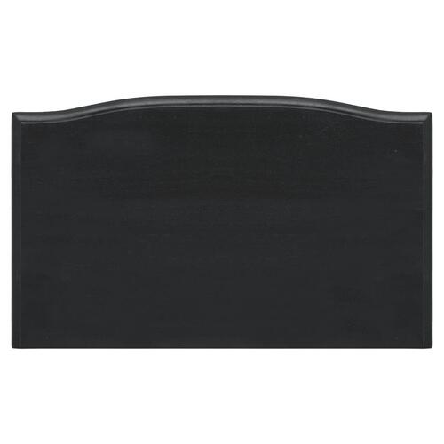 Konsolbord med skuffer 50x30x75 cm massivt mahognitræ sort