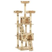 Kradsetræ til katte med sisal 170 cm poteprint beige