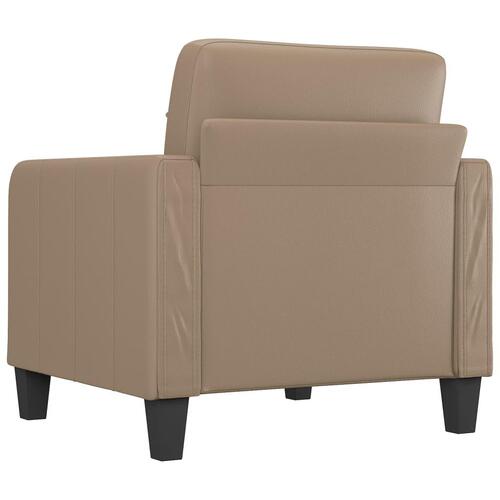 Lænestol 60 cm kunstlæder Cappuccino