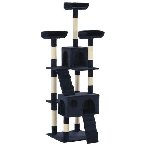 Kradsetræ til katte med sisal 170 cm blue