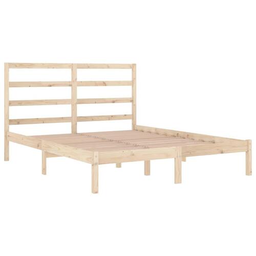 Sengeramme 160x200 cm massivt fyrretræ