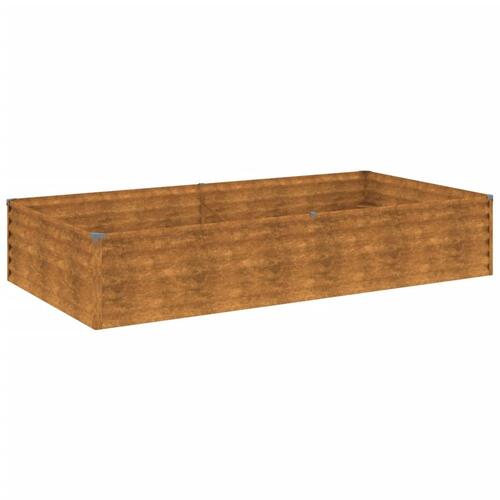 Højbed 195x100x36 cm cortenstål