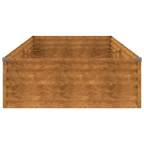 Højbed 195x100x36 cm cortenstål