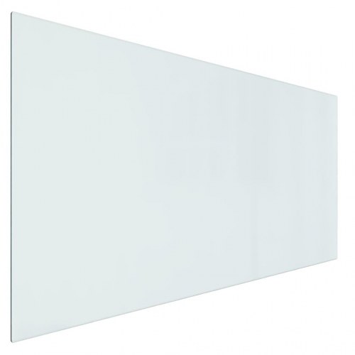 Glasplade til pejs 120x60 cm rektangulær