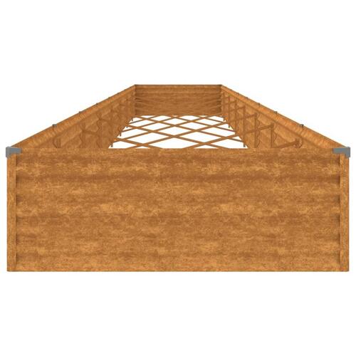 Højbed 770x100x36 cm cortenstål