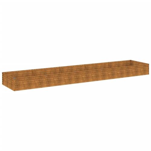 Højbed 482x100x36 cm cortenstål