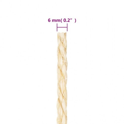 Reb 100 % sisal 6 mm 25 m