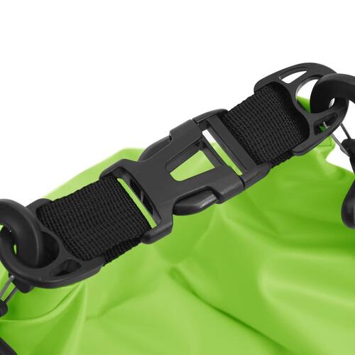Vandtæt tørpose 30 l PVC grøn