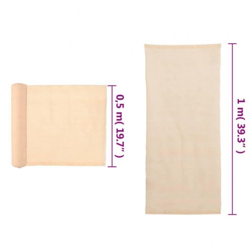 Trådnetsskærm HDPE 1 x 10 m beige