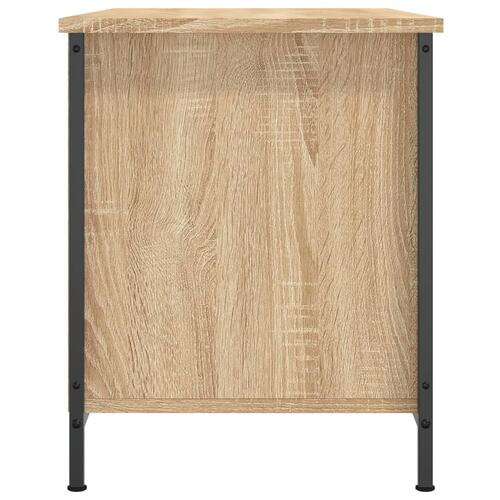 Tv-bord 80x40x50 cm konstrueret træ sonoma-eg